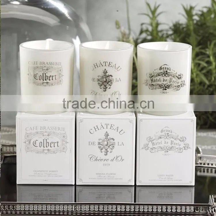 Electroplating silver scented candle/perfumer candle/aroma candle