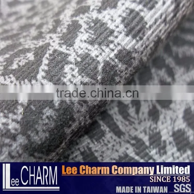 Woven Printed Leopard Pattern Cotton Lycra Fabric