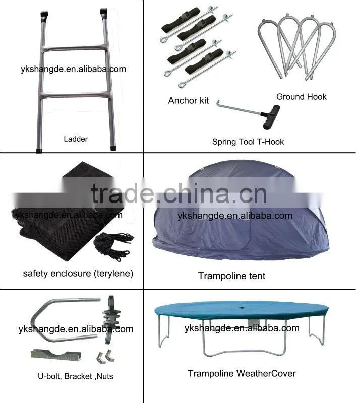 Cheap 6ft Trampolines with roof for sale