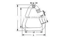 Steel Electric Galvanized delta shaped quick link in china rigging hardware manufacturer