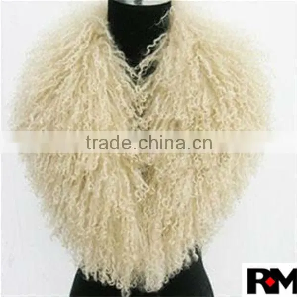 Factory Direct Sell Tibet Fur Skin Collar Tibetan fur collar