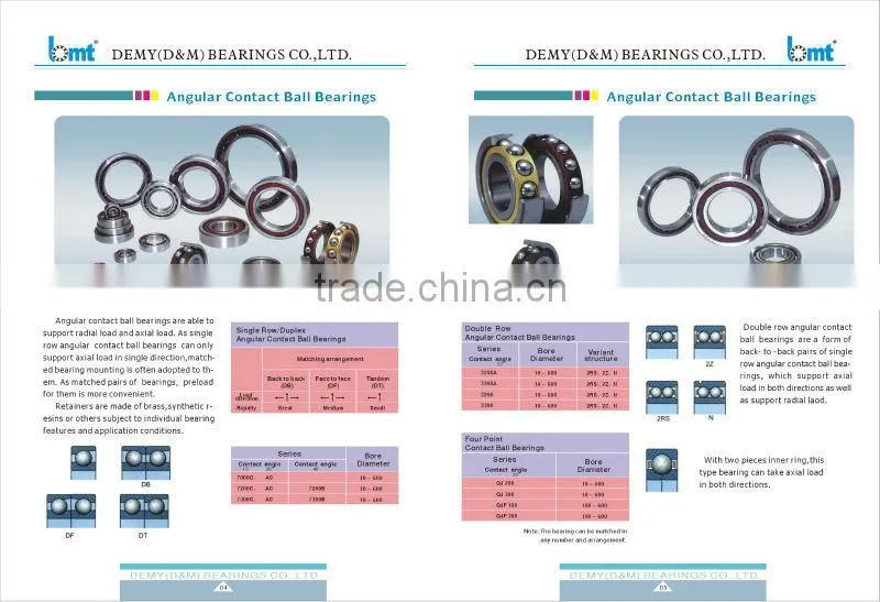 Angular Contact Ball Bearings