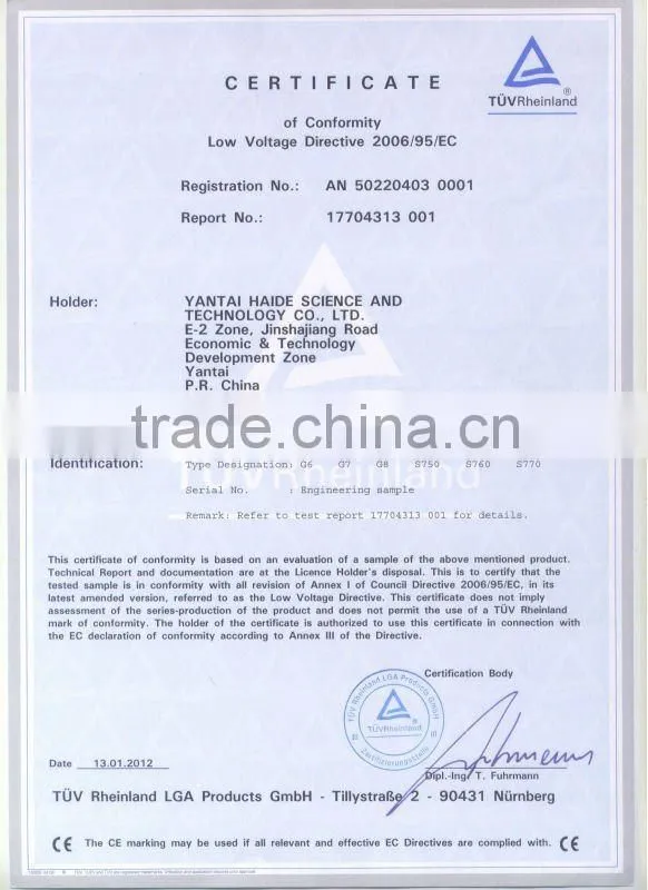 CE certificated car alignment