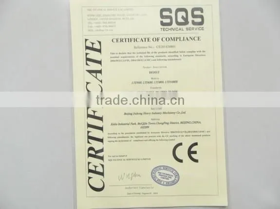 CE Approval LTD 6.3/8.0/1000s power machine /electric lift