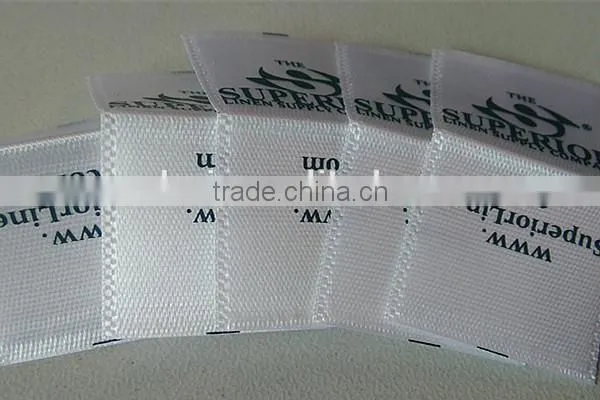 good quality custom polyester printed label for t-shirt