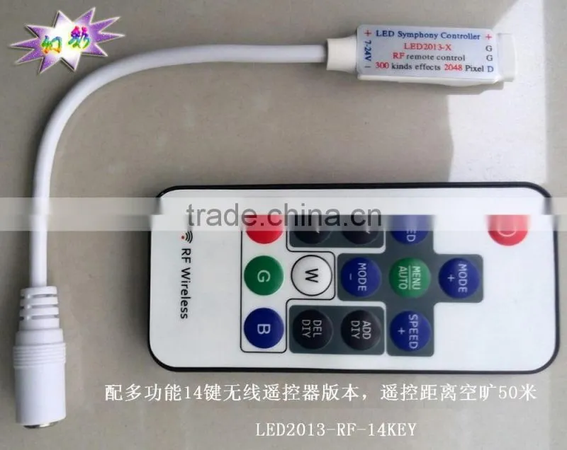 LED2013 LED mini controller 2048 Pixel MAX with Remote WS2812B