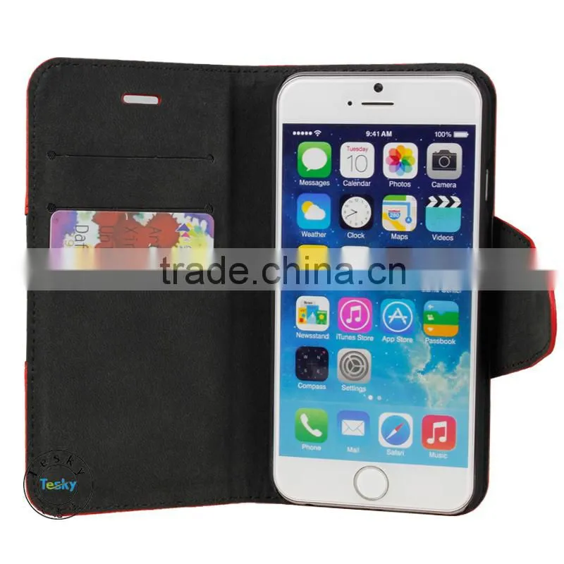 for iphone 6 leather case new arrival , stand case for iphone 6