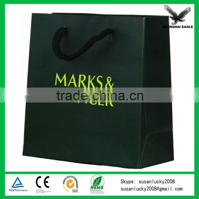 Paper bags with handles wholesale
