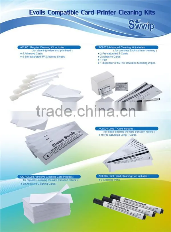 Card Reader Cleaning card with isopropyl alcohol CR80