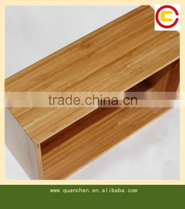Customized bamboo box without lid