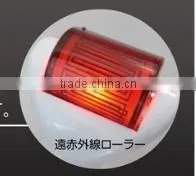 Heated infrared facial beauty roller
