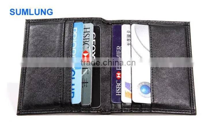 Good Quality Men RFID Blocking Wallet for Credit Cards Debit Card IC Card Anti Theft Block RFID Scanner Secure PU FAUX Leather