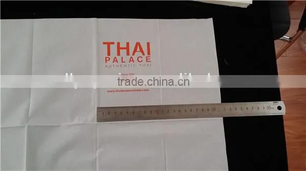 Hot Sale 43x43cm, 1/8Fold White Dinner Paper Napkins