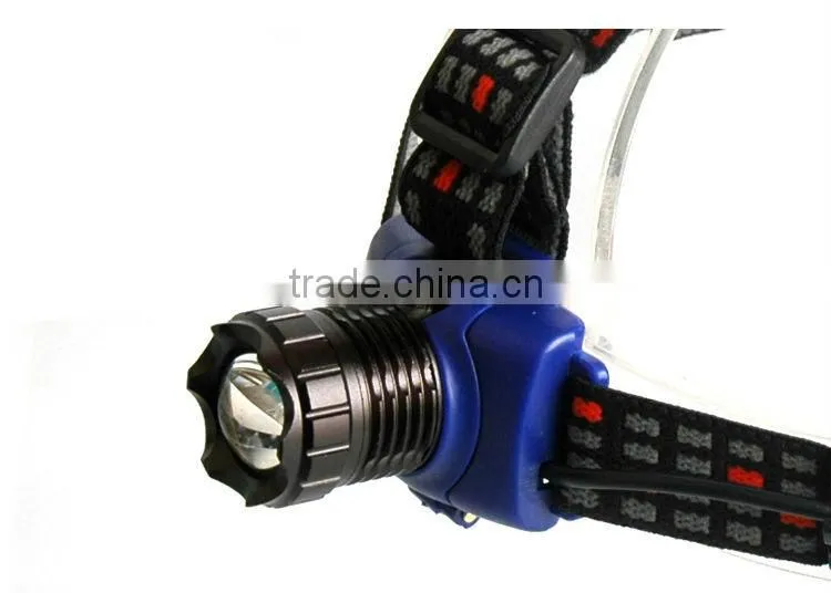Goread GR01 High bright rechargeable zoom head lamp 4 colors R2 LED head torch