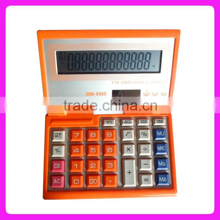 2013 hot sale foldable laptop calculator CT-8855V,Solar desktop calculator