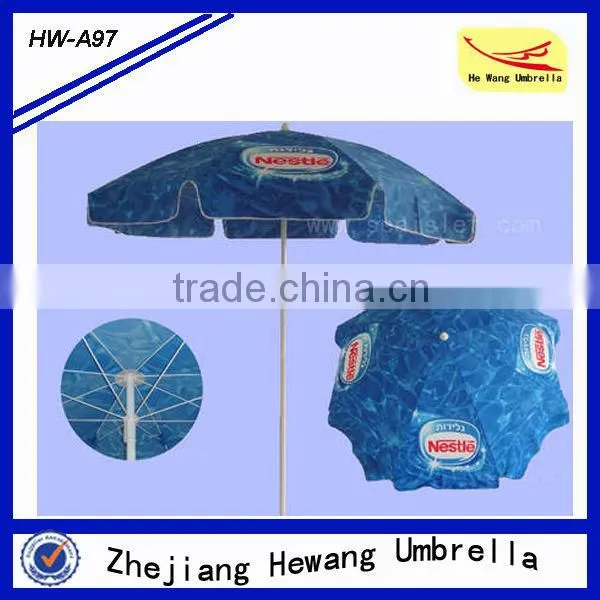 yellow umbrella,customer logo printed beach umbrella,outdoor umbrella