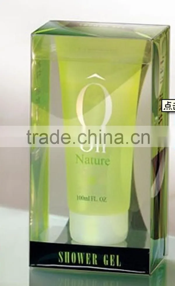 customized transparent pvc cosmetic box