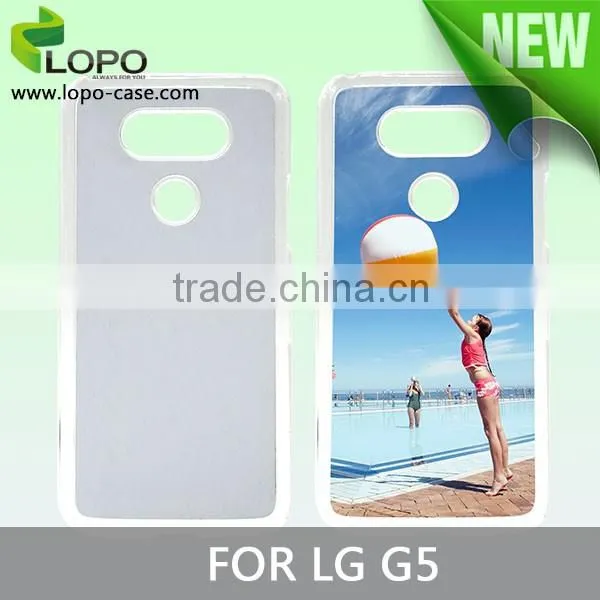 New Product Popular 2D Sublimation Hard PC cover case for LG G5