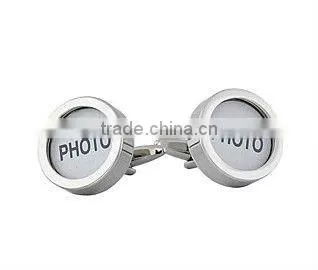 Infinity Edge Oval Engravable Cufflinks