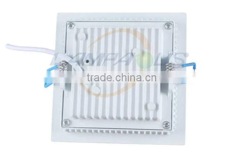 chinese imports wholesale warm white led ceiling light, 6w dimmable square led panel light 220v 3w~18w