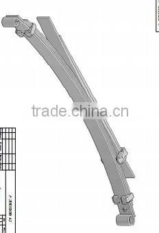 Leaf spring for NISSAN 54010-01z01 FRONT SPRING ASSY NISSAN