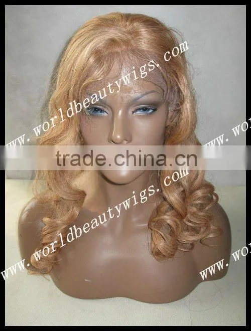 world beauty wigs popular TOP quality 100% virgin indian remy hair lace front wig from factory directly