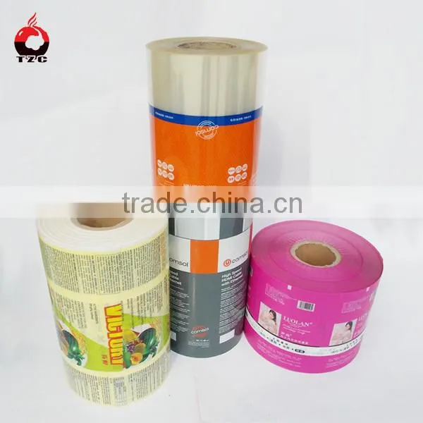 transparency & colorful shrink wrap film high quality