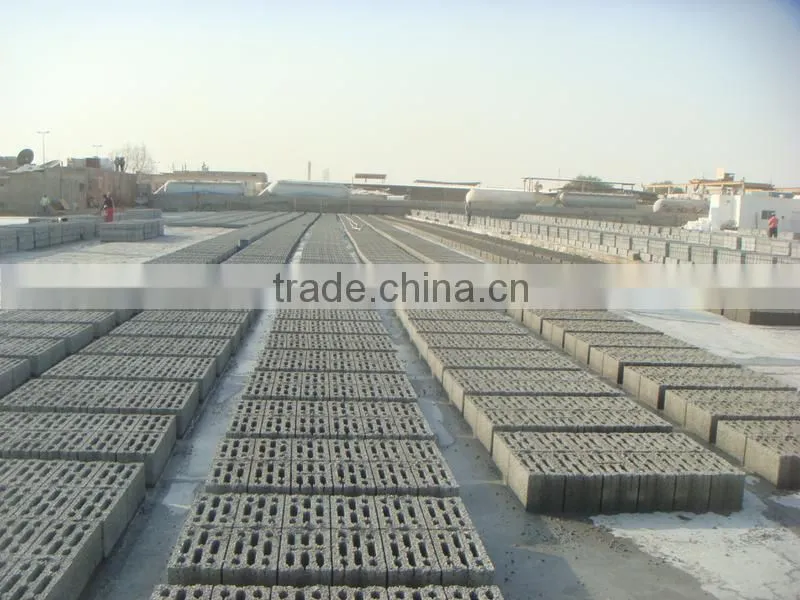 Movable concrete hollow&solid block making machine/Egg laying concrete block machine