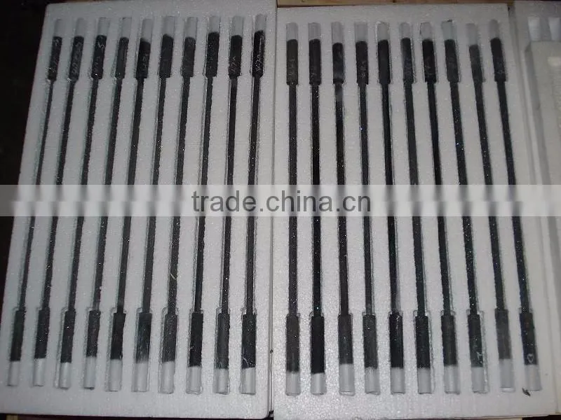 ED ( rod ) type Straight Silicon Carbide rod / silicon carbide heating element ED type sic rods