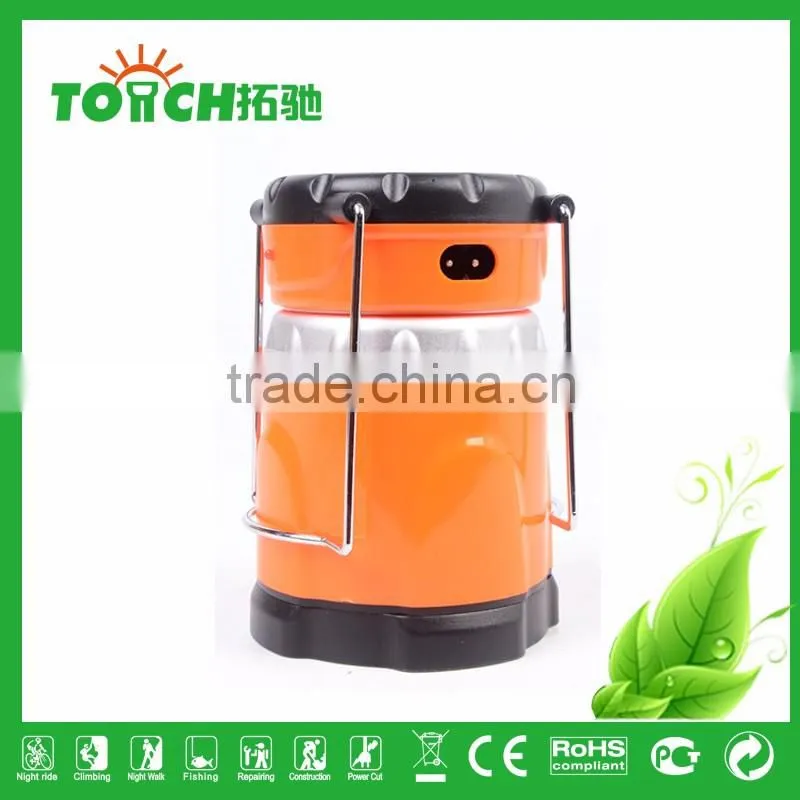 Solar Camping Light Rechargeable Camping Light Plastic Tent Lamp High Power ABS Lantern Emergency Searching Torch