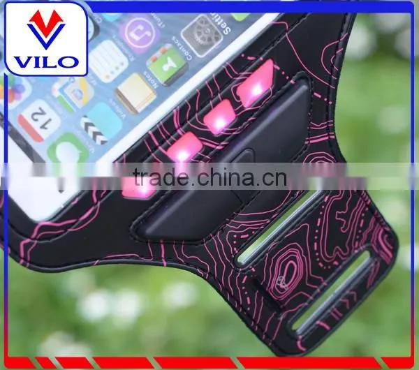 Sports Running Jogging Reflective Armband LED for Phone Armband