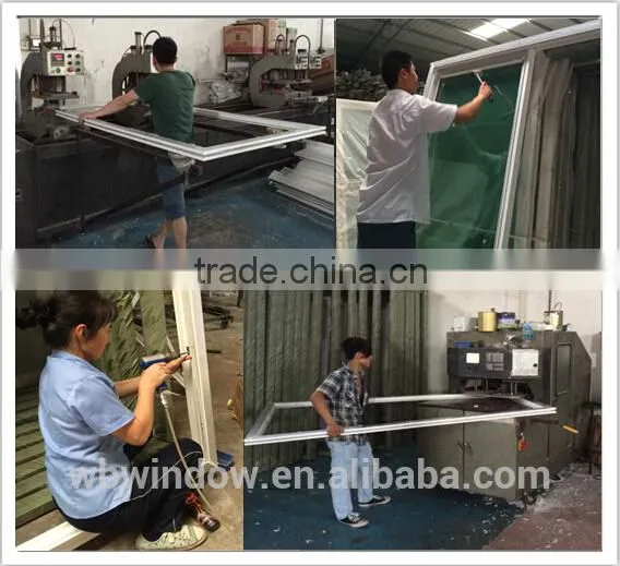 cheap Low-e glass upvc tilt and turn windows glass window replacement for sale