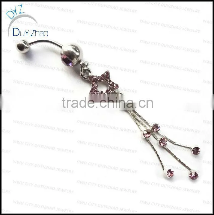 beautiful sexy navel piercing belly rings body jewelry