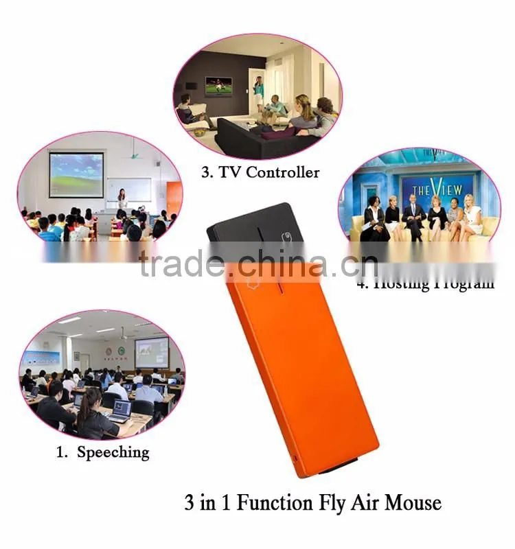 GLEESE OFN 2.4GHz Wireless Transmission Multimedia Presenter with Laser Pointer & USB Receiver for Projector
