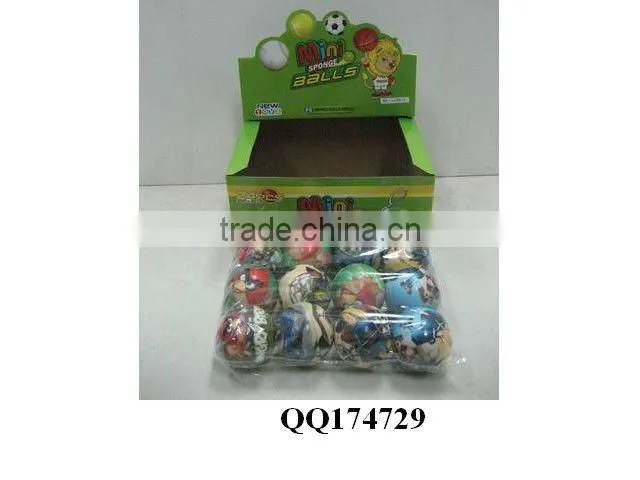 Lovely pu sport ball 2.5inch 3pcs