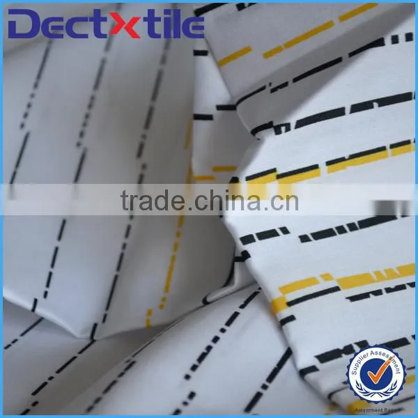 China productions fabric for polo buy shirt fabric black white stripe fabric on sale