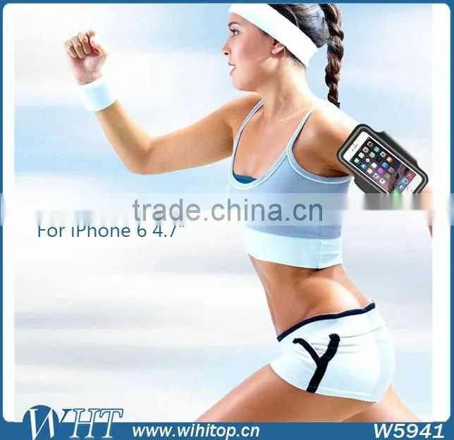 Waterproof Sports Running Armband Case for iPhone 6 4.7 inch Belt Wrist Strap