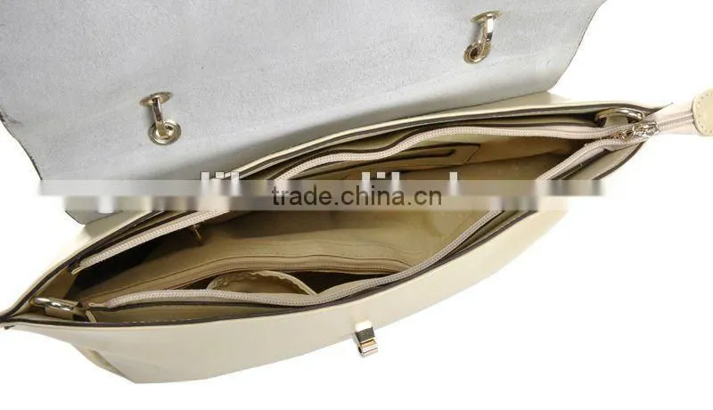 2012 Spring&Summer Lady Small Glossy Genuine Leather Handbag! Hot selling!