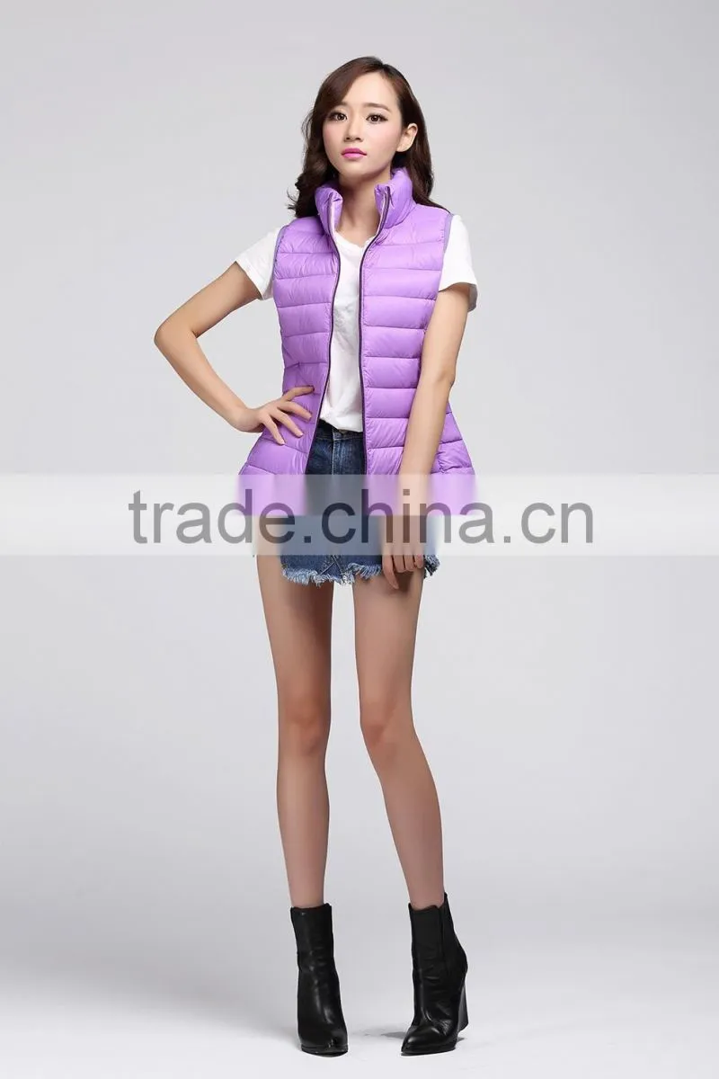 women's winter padded latest waistcoat for women Design