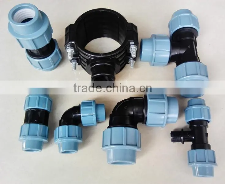 PP COMPRESSION Elbow FITTINGS for Water suppy Irrigation