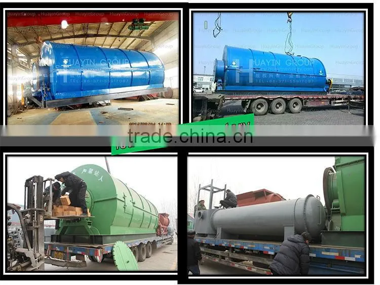 30 engineers Plastic convenient bags recycling to oil machine