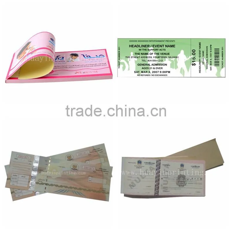 bus ticket printing