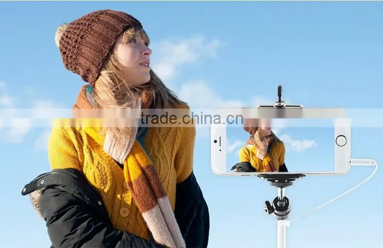 New Products 2015 Monopod Selfie Stick With Bluetooth Remote Shutter Z07-5 Plus Paypal Accepted