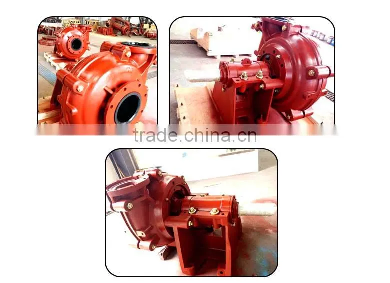 interchangeble spare part mining slurry pump