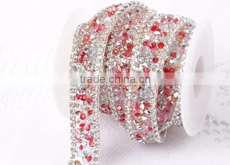 Hotfix Iron On Rhinestone Transfers chain for shoes decoration