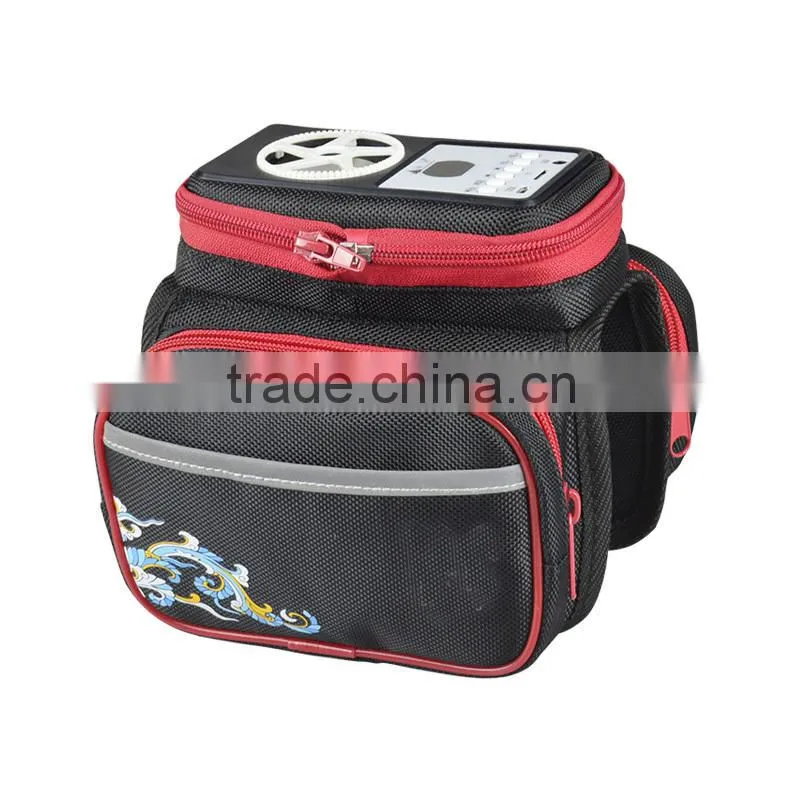 Travel bicycle bag with built-in speaker/bike speaker box