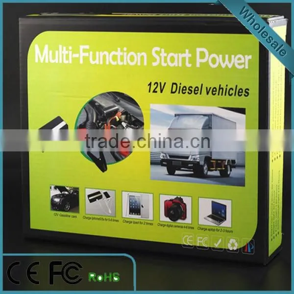 12600mah Portable power supply power bank car jump start