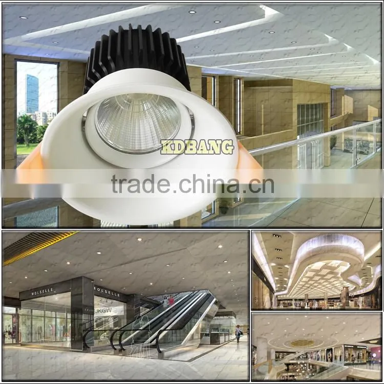 Beam angle 15 degree ceramic cob 12w led downlight for 3 years warranty