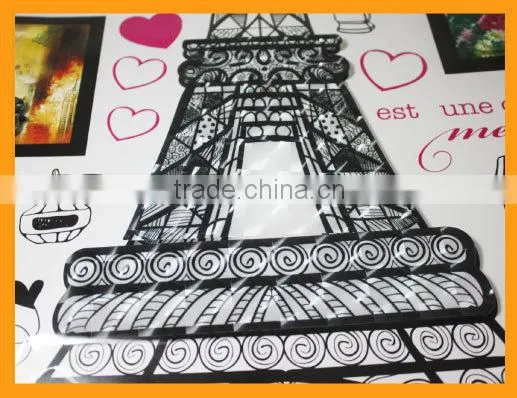 Modern home decor lovely 3d number stickers