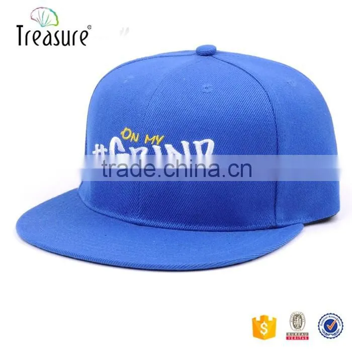 Custom hat supplier felt embroidery logo design camo flat brim snap back closure hip hop cap